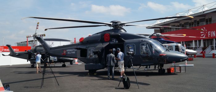Military Helicopter at Farnborough Air Show