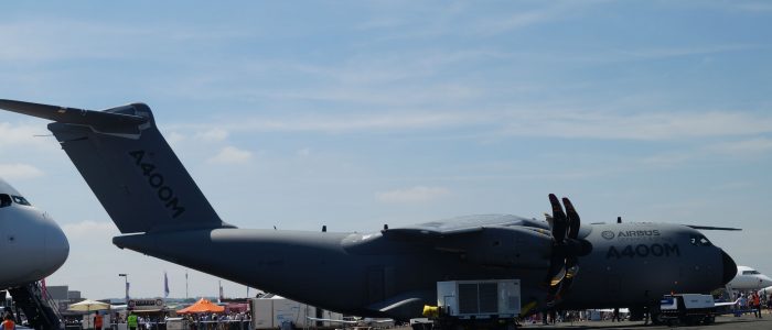 American Military plane at Farnborough Air Show