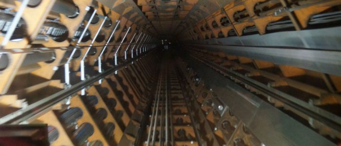 Tube view inside Atomium