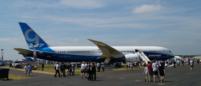 Boeing 787 Dreamliner at Farnborough Air Show